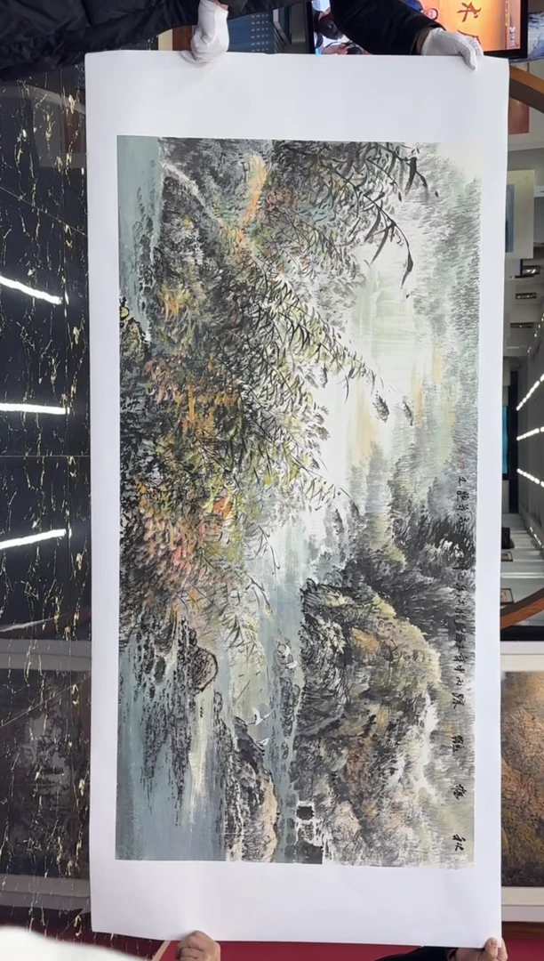 国画国画绘画山水花鸟