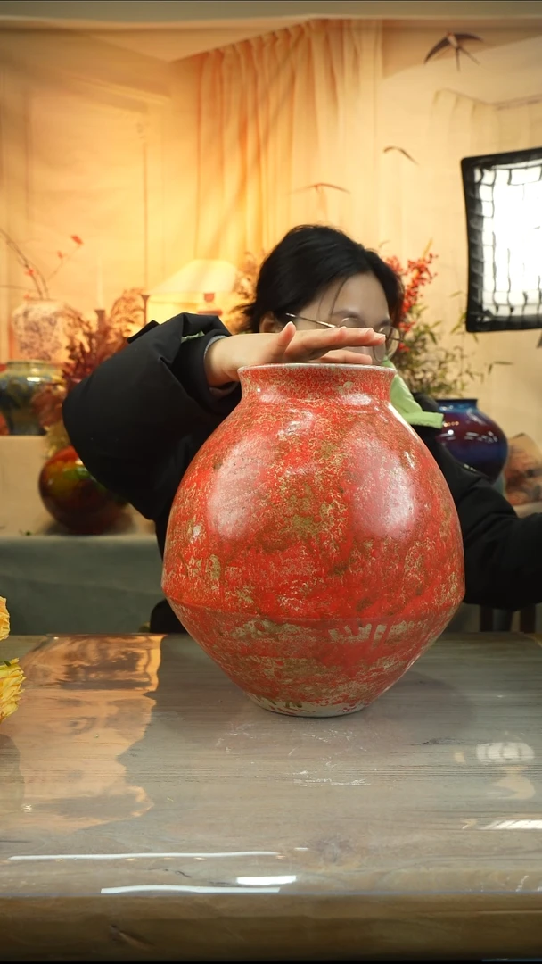 高32口14高温陶瓷花瓶