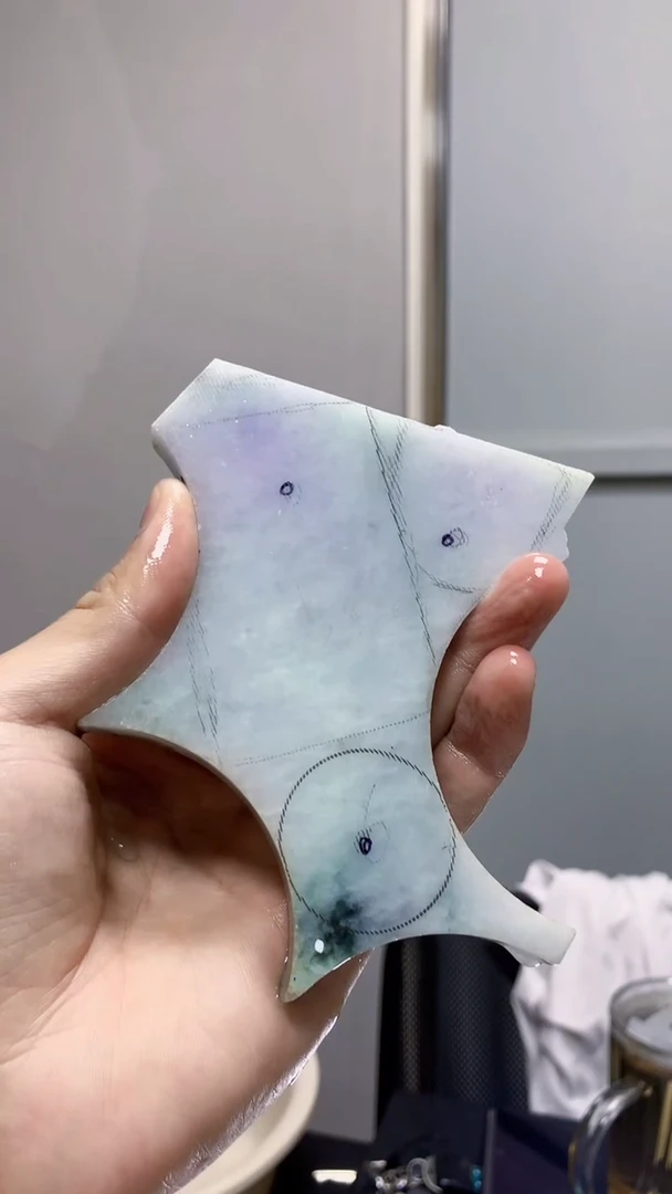 翡翠裸石缅甸天然A货翡翠Q1915