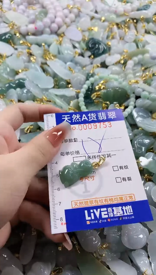 颈饰未镶嵌翡翠天然A货翡翠