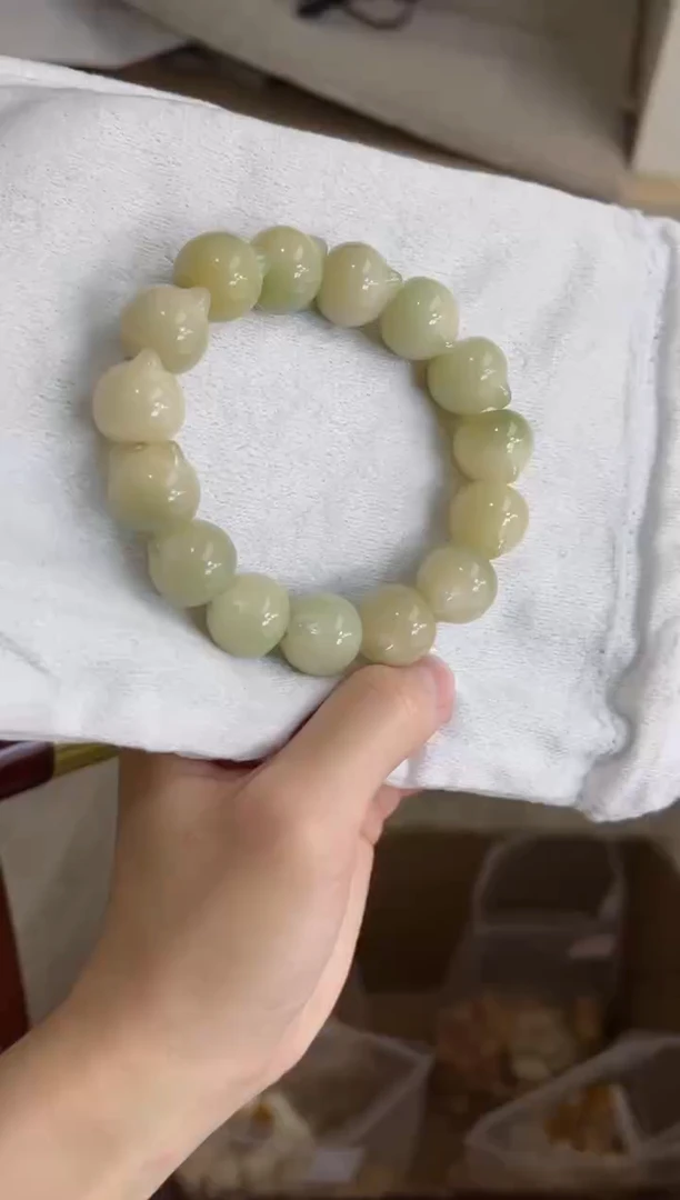 手串菩提根/象牙果x57玉化猫猫头15*16mm手串