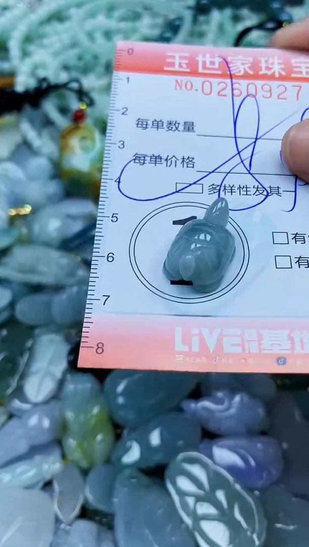 翡翠未镶嵌颈饰闪购0260927多样性发其一