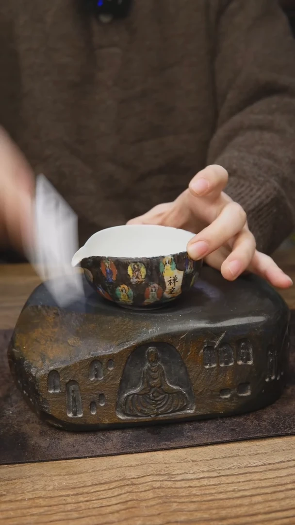 甘石陶艺青花茶具701