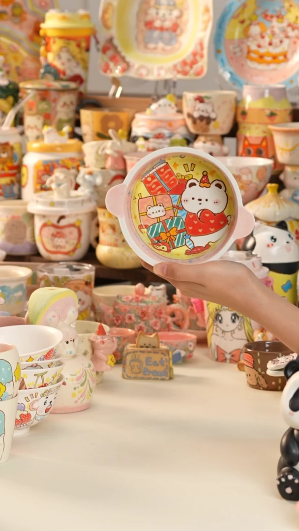 其他陶景德镇釉下彩手绘设计师款陶瓷