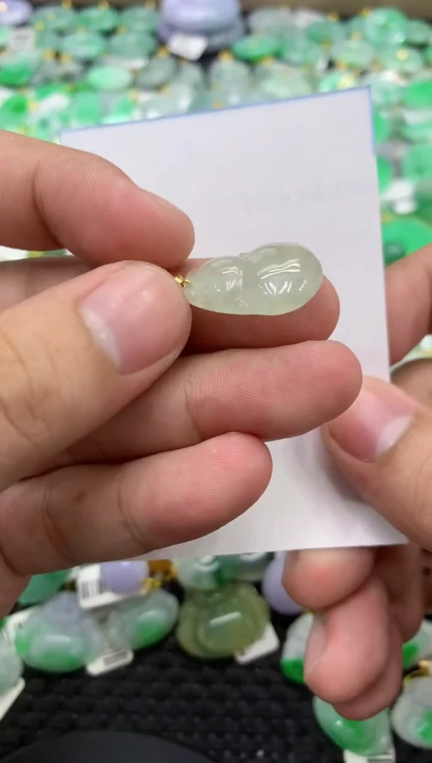 颈饰未镶嵌翡翠天然缅甸翡翠a货