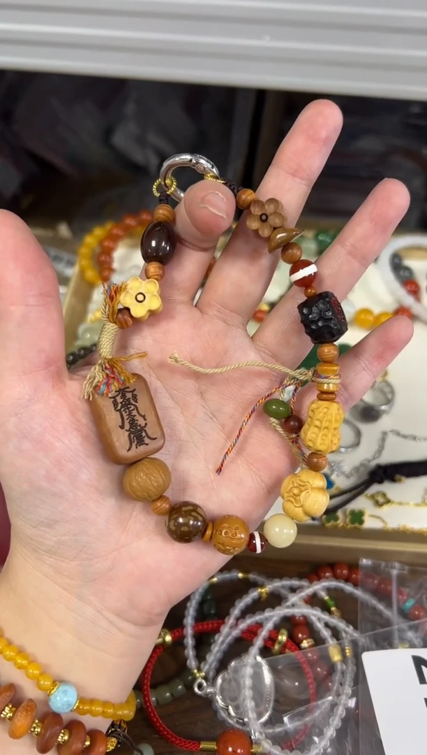 枣木手串/手链太太牌雷击枣木多宝编制款挂件[2778]