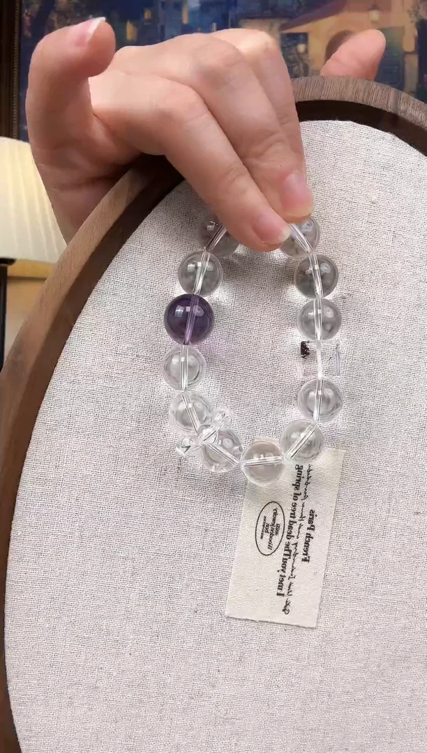 水晶手链未镶嵌水晶手串