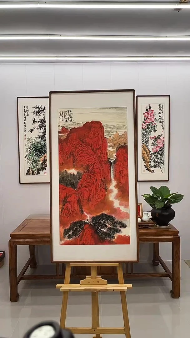 国画隗寿群 120*60 天开鸿运 梦成真