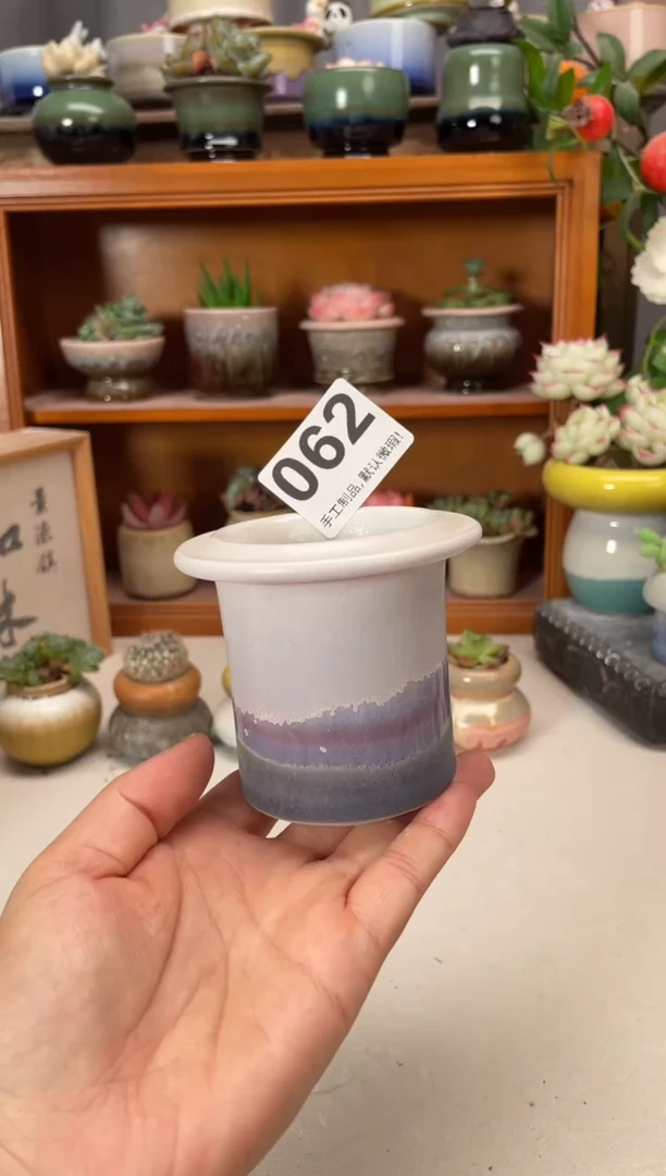 瓷片062知木小芳花盆