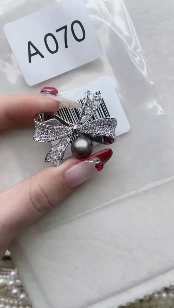 【闪购商品】海水珍珠胸针未镶嵌A070