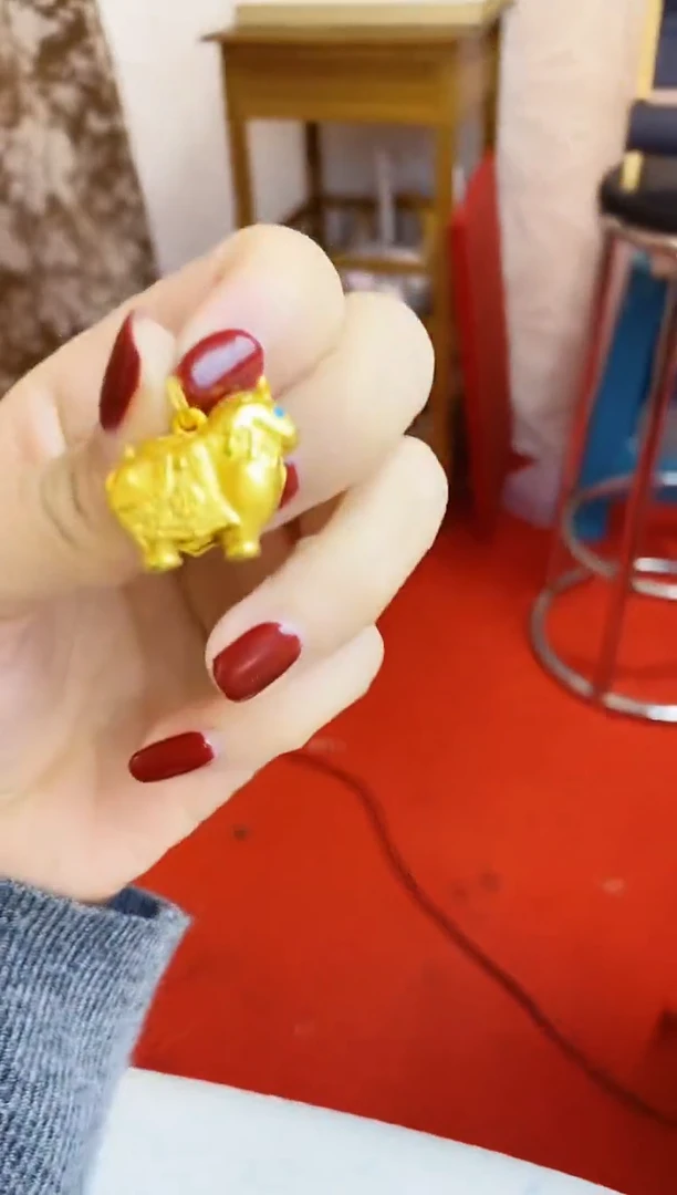 合金无052小唐马吊坠