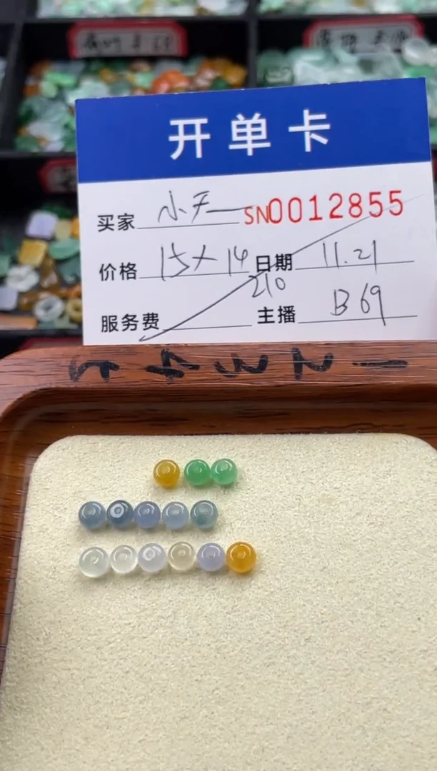 颈饰未镶嵌翡翠小*才12855