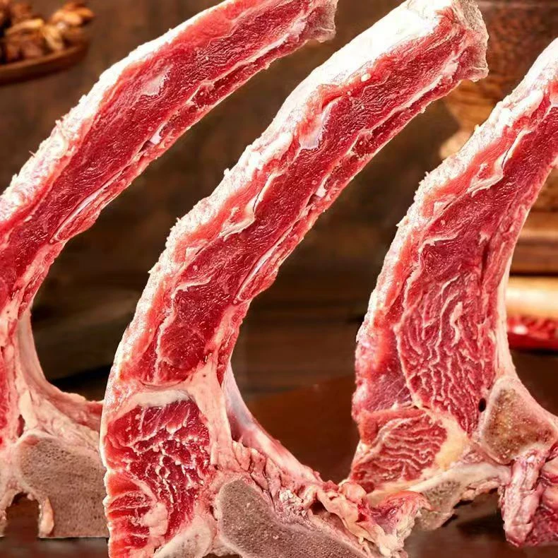 精选5斤新鲜现切黄牛肋牛排骨原切牛肋眼排 切小块冷冻顺丰发货