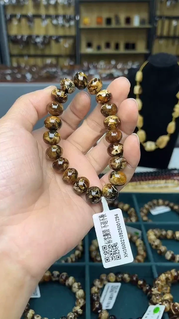 裸石琥珀未镶嵌抚顺琥珀12+花蜡多样性发其一