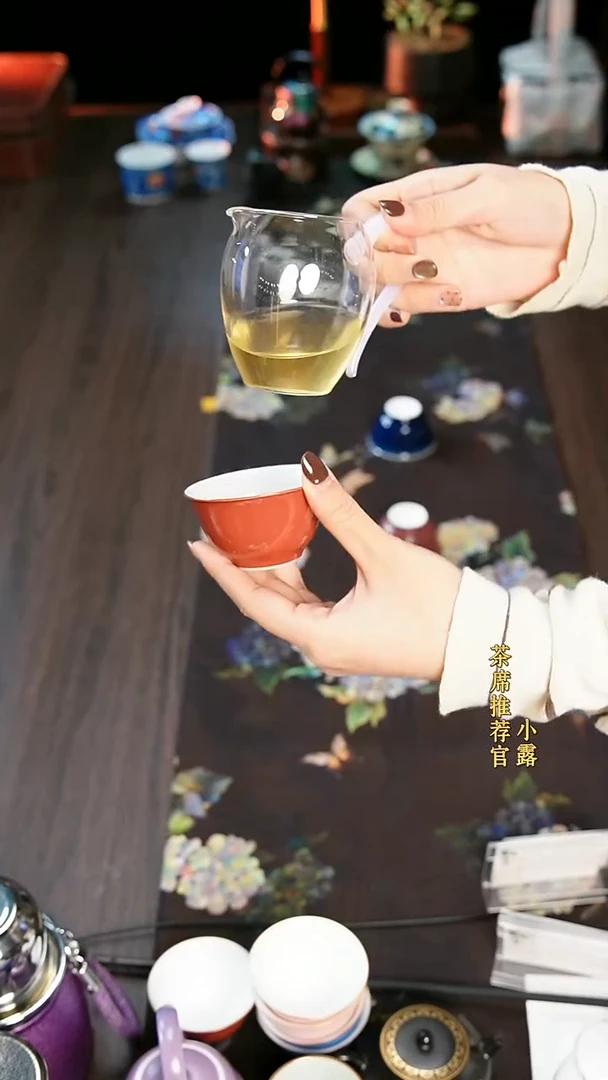 红色 茶器加公道杯
