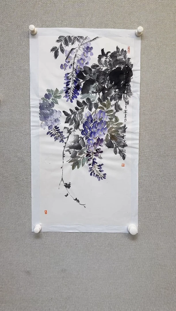 国画y天津人美-张丽萍写意花鸟2平尺