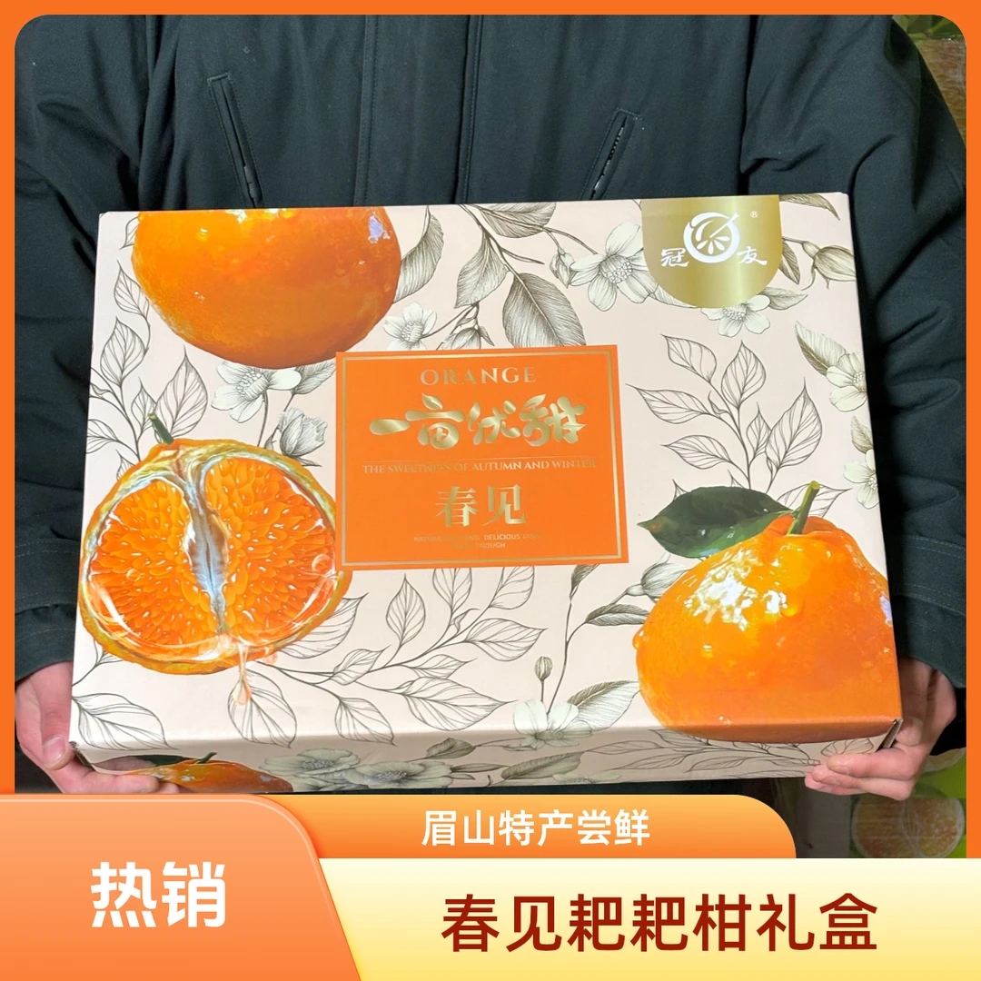 【新年礼盒】四川眉山春见耙耙柑礼盒装69.9/箱