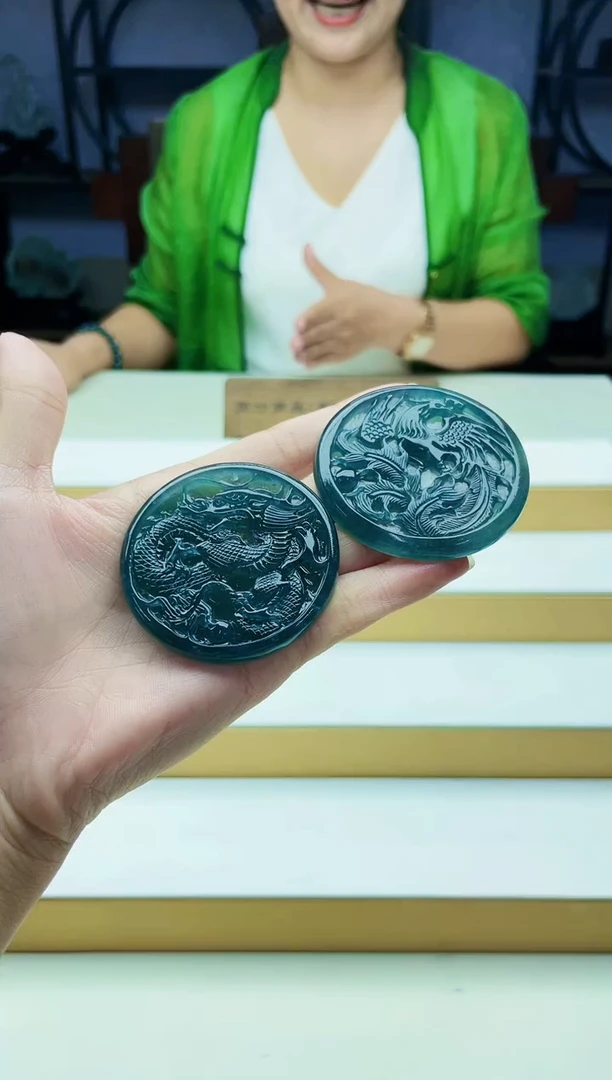 未镶嵌定制翡翠毛货08270144（拍一发二）