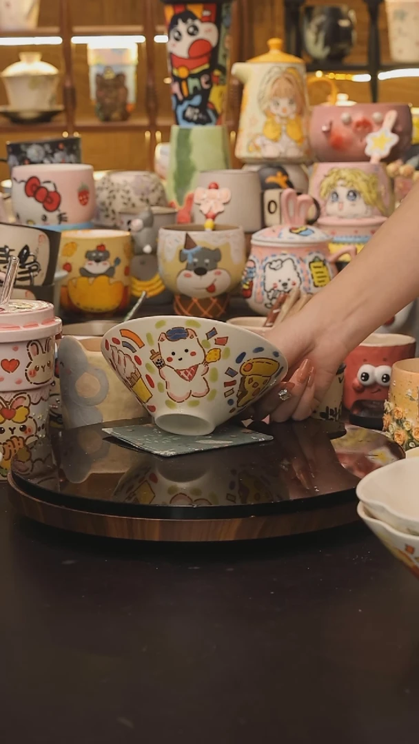 景德镇釉下彩绘设计师款式陶瓷