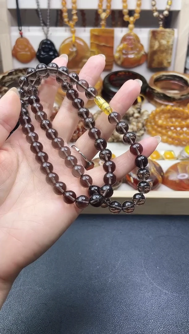未镶嵌黑曜岩项链卡8的妈妈链