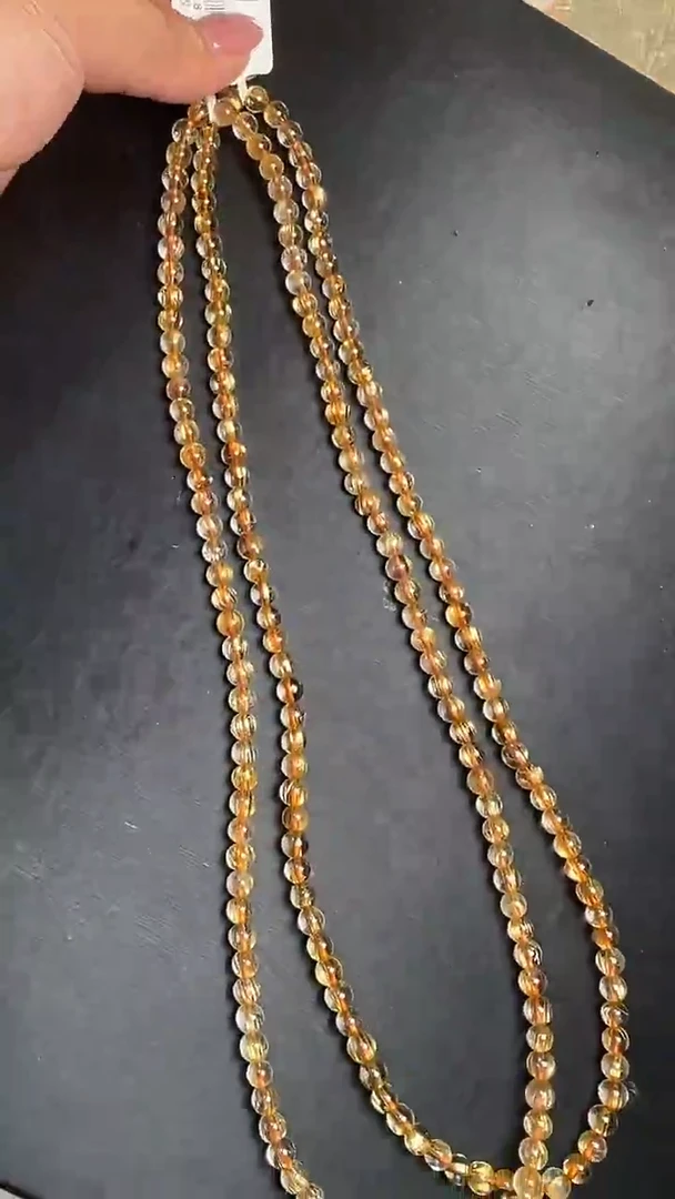 未镶嵌手串水晶钛晶多圈手串5m+ M38428 多样性发一