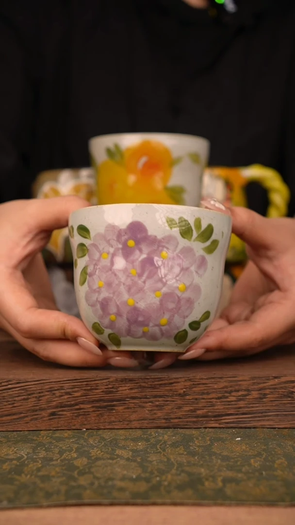 摆件泥垚手作 景德镇手工手绘器物