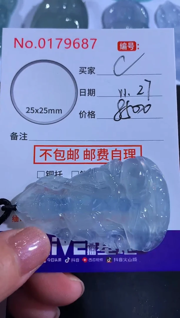 颈饰未镶嵌翡翠c*t！