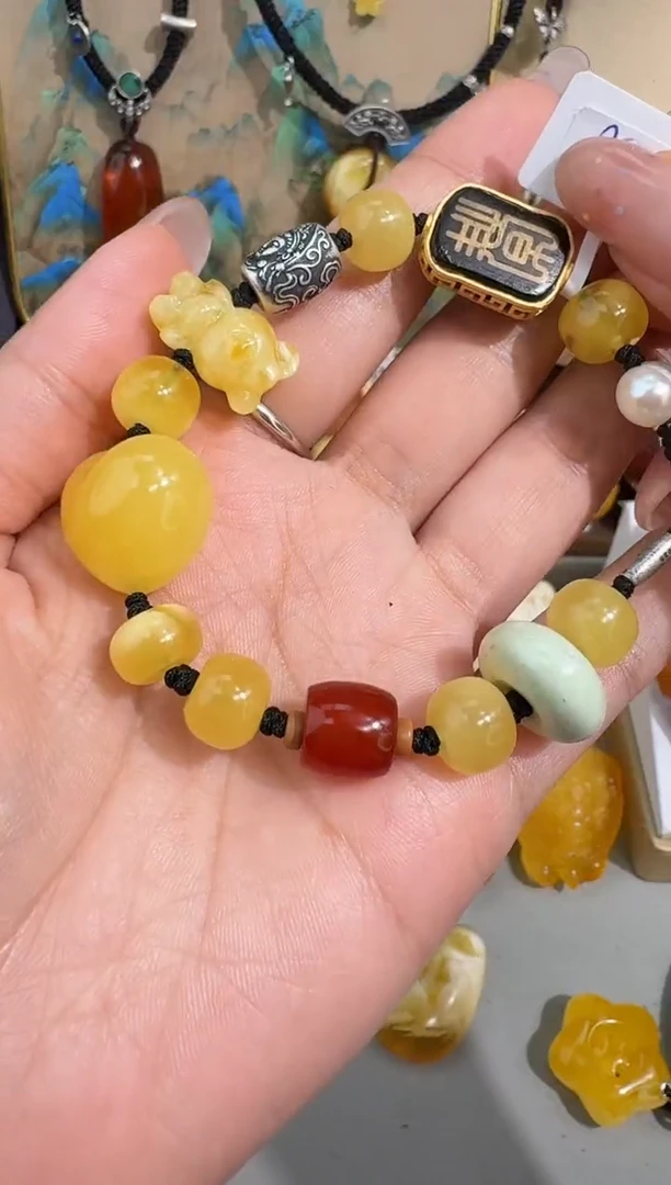 未镶嵌琥珀裸石彩*️琥珀