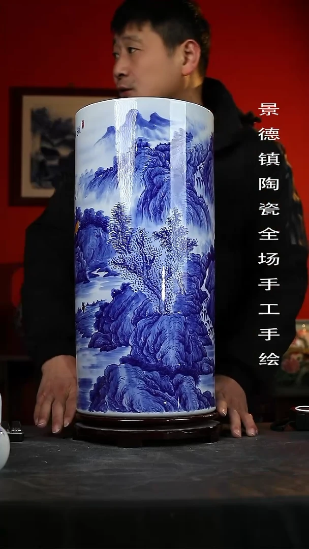 【闪购商品】摆件景德镇陶瓷手工手绘55