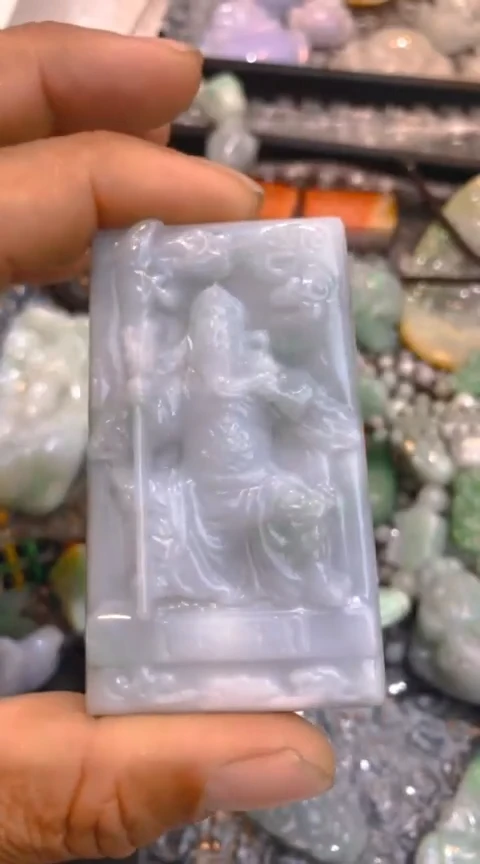 【闪购商品】翡翠吊坠(不含链)未镶嵌武财神