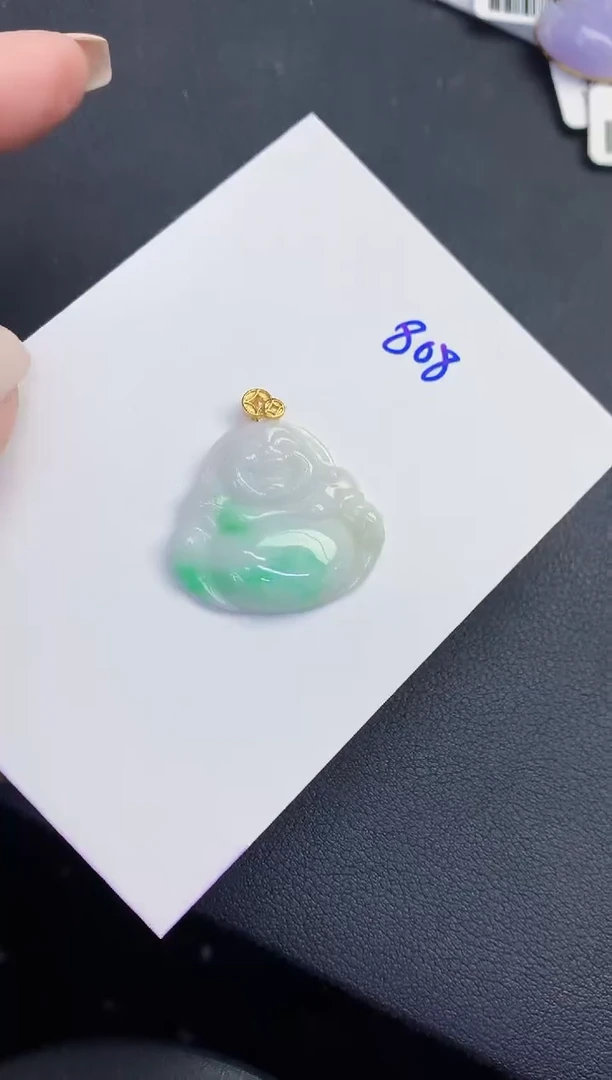 颈饰未镶嵌翡翠缅甸天然翡翠A货