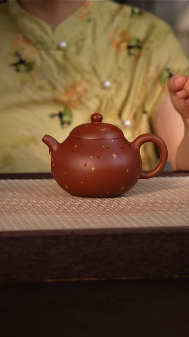 茶壶紫砂红清水 350cc