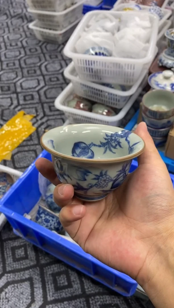 陶瓷老陶泥工艺茶具容量约100