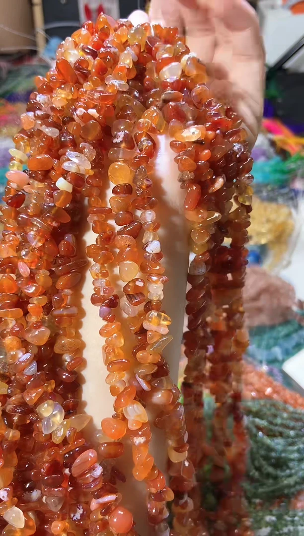 水晶珠宝半成品未镶嵌红玛