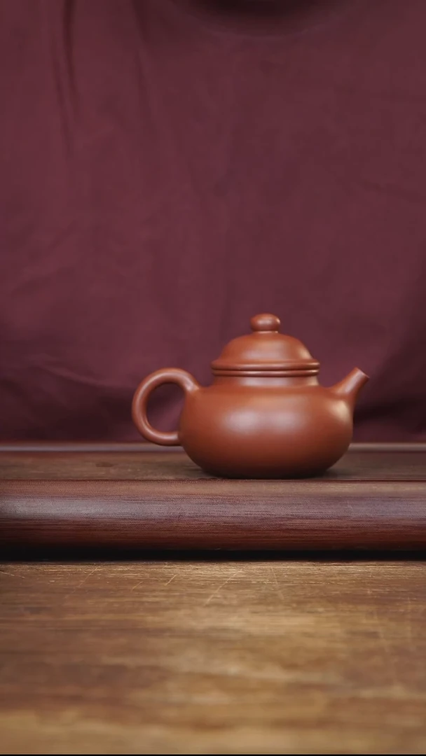 茶壶紫砂210ml 全手容天 家藏清水泥