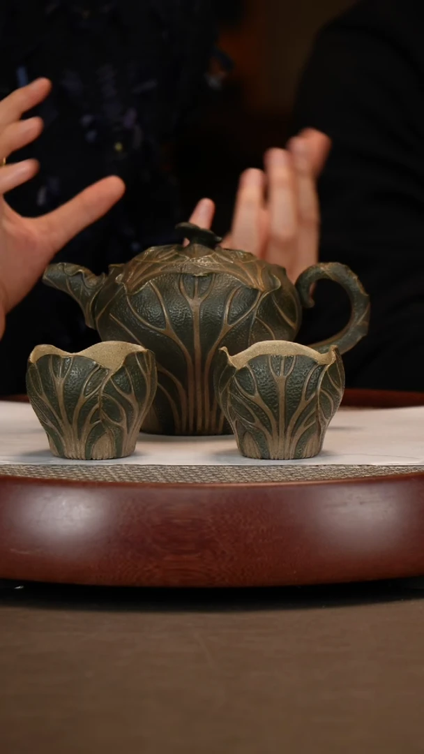 【闪购商品】紫砂茶壶福瑞玉蝶壶+景舟墨宝二号450c