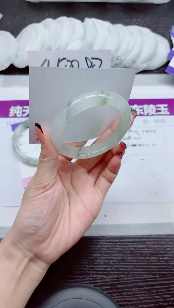 未镶嵌手镯石英质玉A98-58.59