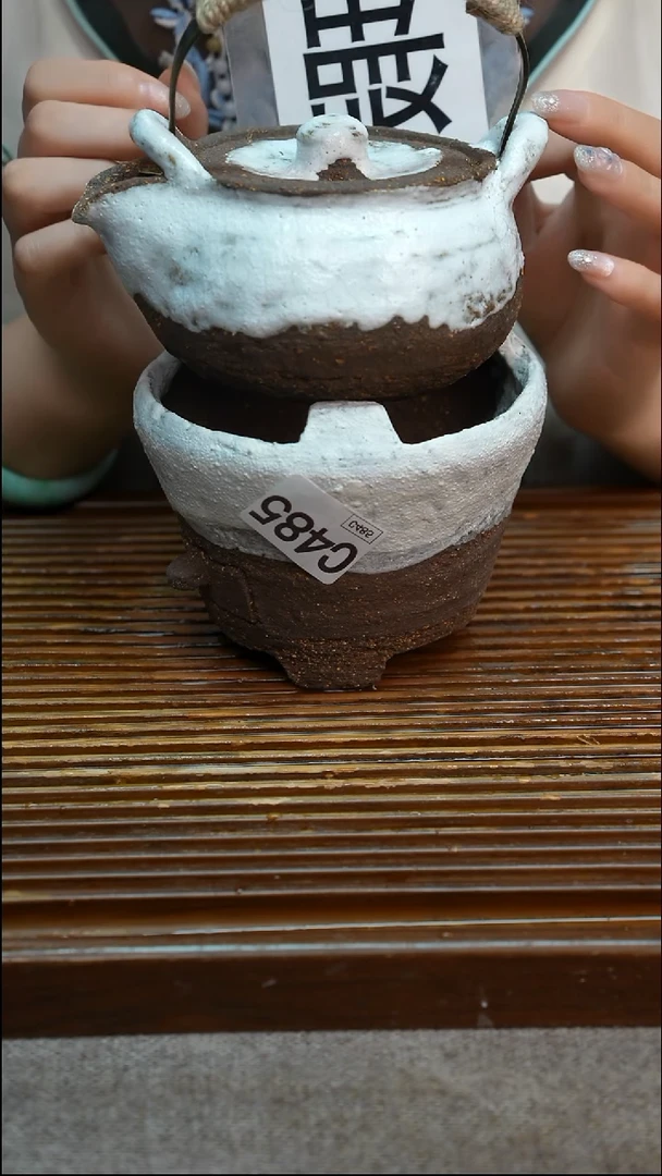 满*万古烧粗陶手工茶具