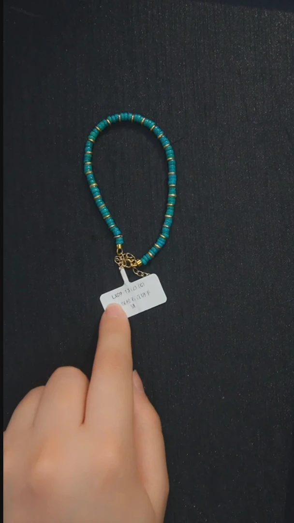 银S925镶嵌绿松石手串发货一件