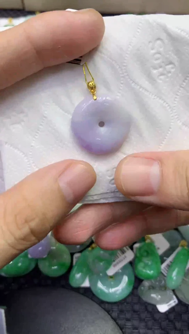 颈饰未镶嵌翡翠天然缅甸A货翡翠