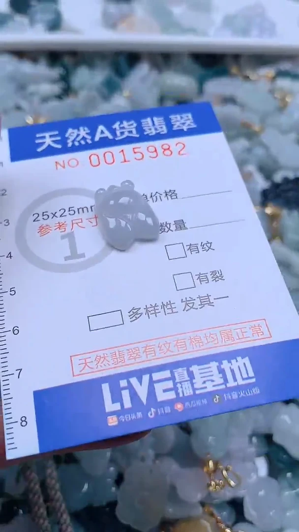 翡翠未镶嵌吊坠(不含链)1