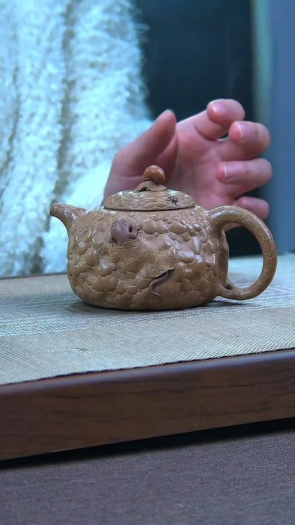 茶壶紫砂壁虎供春原矿老段泥