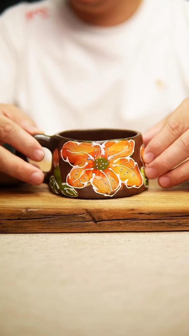 @@陶园瓷舍@@纯手工手绘@高温釉下彩