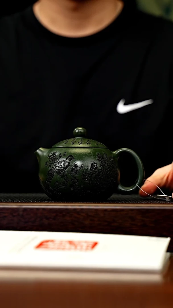 茶壶紫砂宜兴原矿 手工 紫砂壶容量270CC