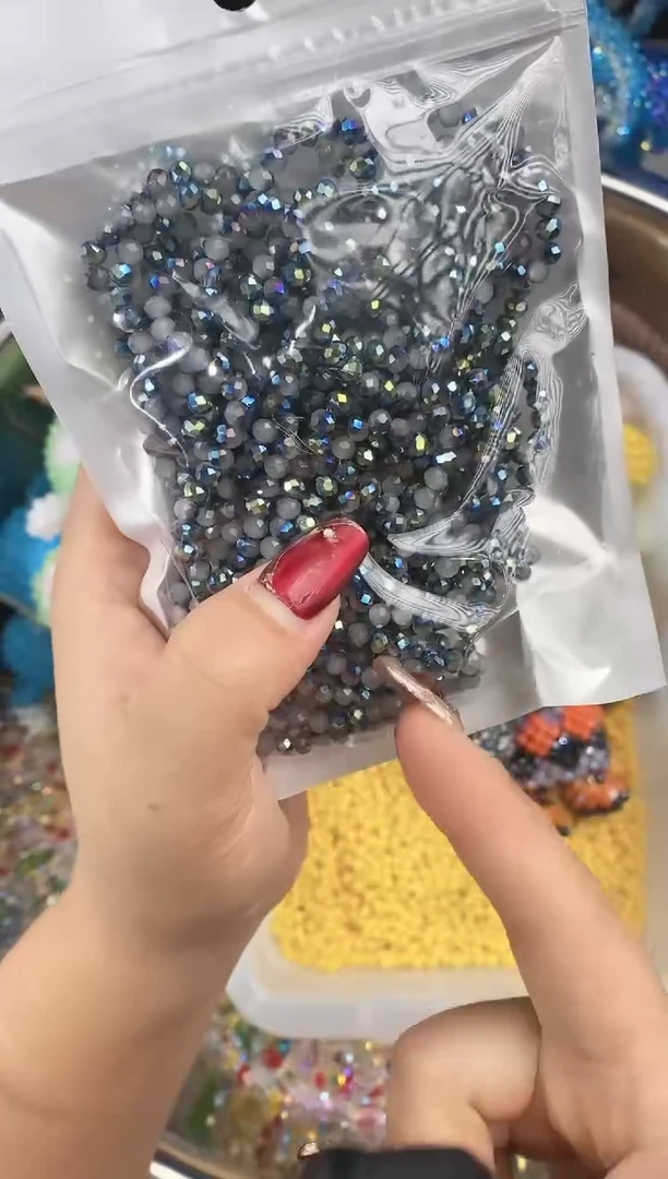 玻璃0264卡4水晶500颗高温半镀灰玉