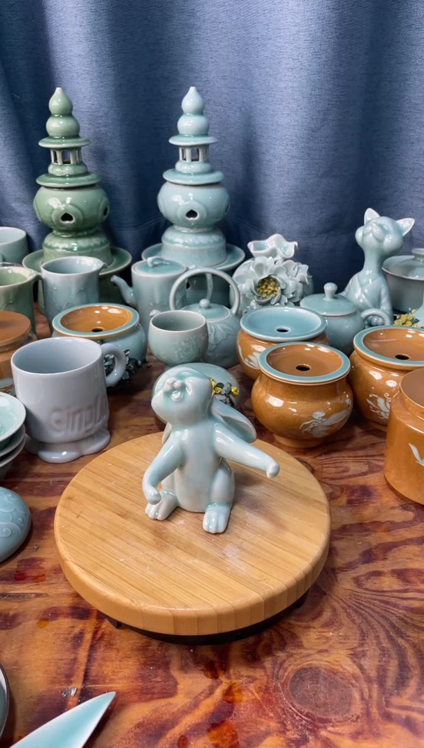 微瑕特价青瓷 慧语瓷坊