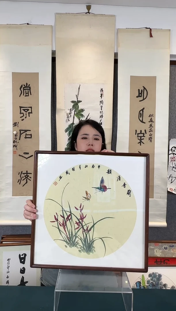 国画老师手绘作品