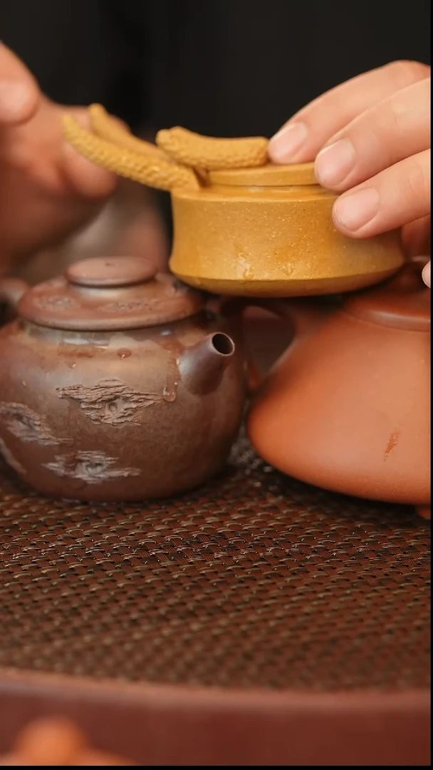 茶壶紫砂红清水石瓢 柴烧 花生龙颜色随机