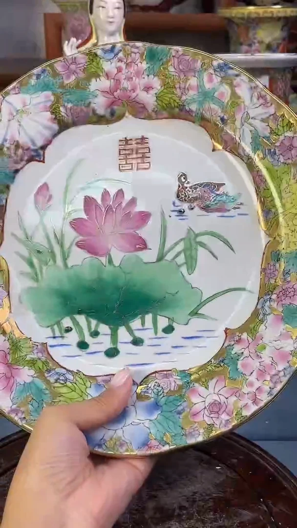 瓷片微瑕慎拍景德镇窑老厂瓷器单件