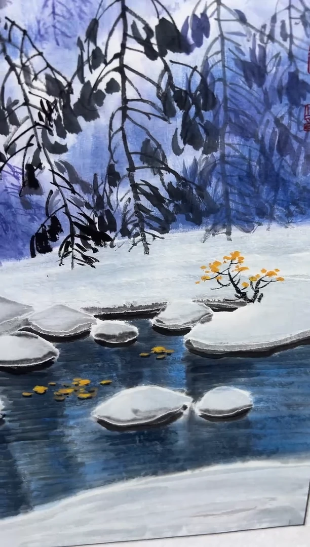 国画刘立荣亲笔绘画手绘作品D11